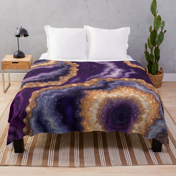 Item preview, Purple Cosmic Geode Swirl designed and sold by BirdsnStuff.