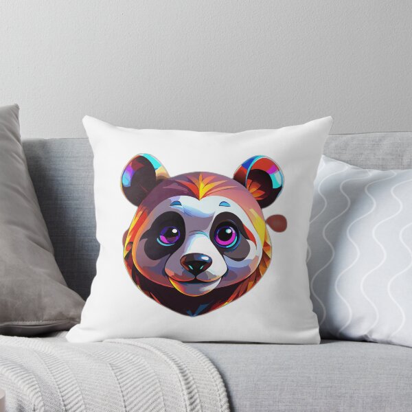 Item preview, Paisaje onírico de pandas colorido designed and sold by MUV3.