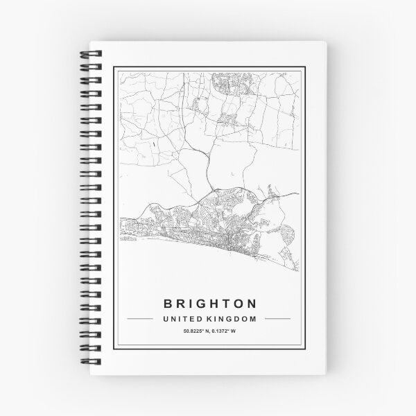 Item preview, Brighton City Map designed and sold by SHAMPAIN-ART-CO.
