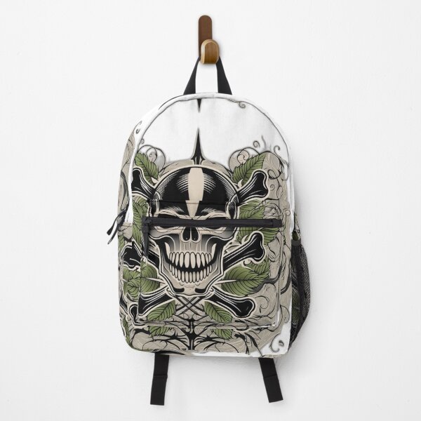 Item preview, Rock & Roll Skull & Crossbones Tattoo designed and sold by Leo digital art.