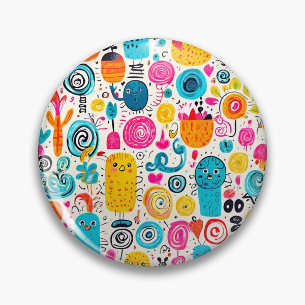 Item preview, Whimsical Doodle Pattern designed and sold by BirdsnStuff.
