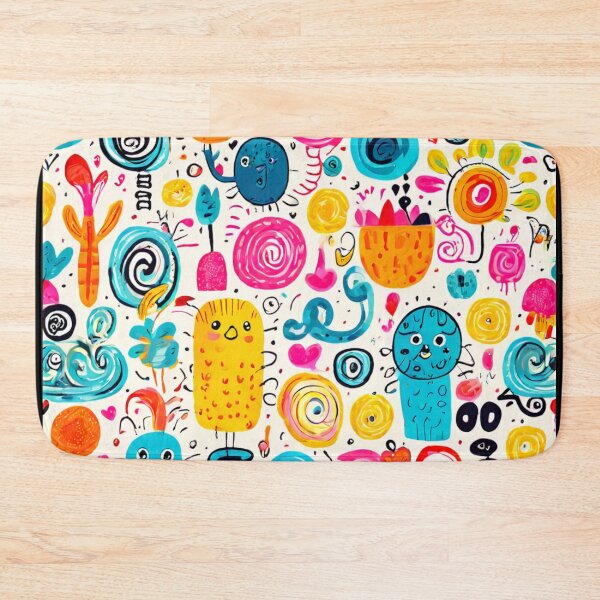 Item preview, Whimsical Doodle Pattern designed and sold by BirdsnStuff.