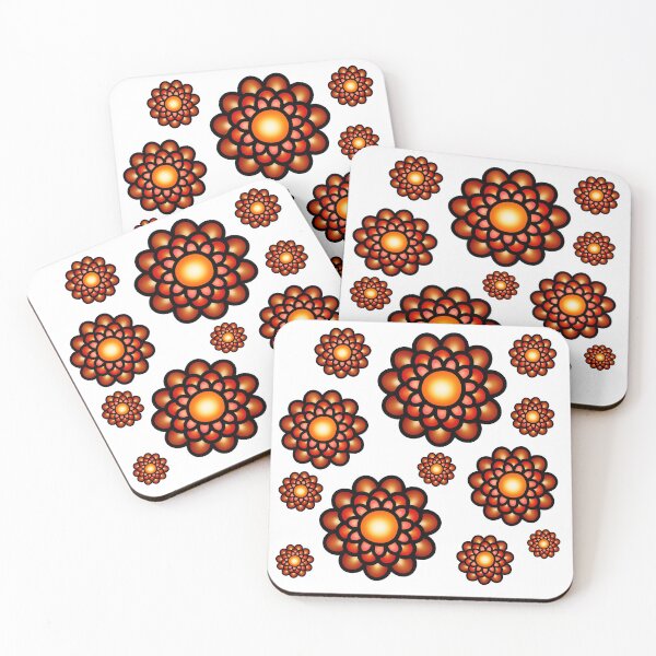 Item preview, Red Mandala Flower designed and sold by ShaeRaindrop.