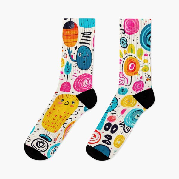Item preview, Whimsical Doodle Pattern designed and sold by BirdsnStuff.