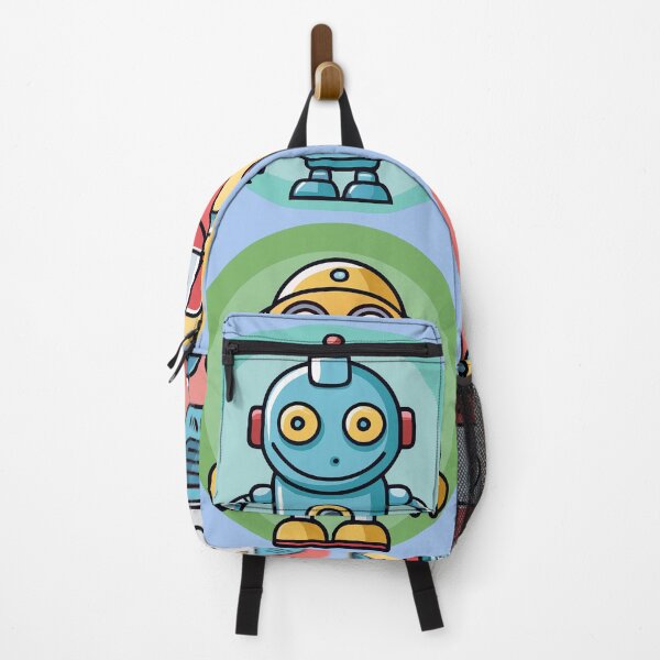 Item preview, Cute robot colourful cartoon designed and sold by Tiny Cozy Art.