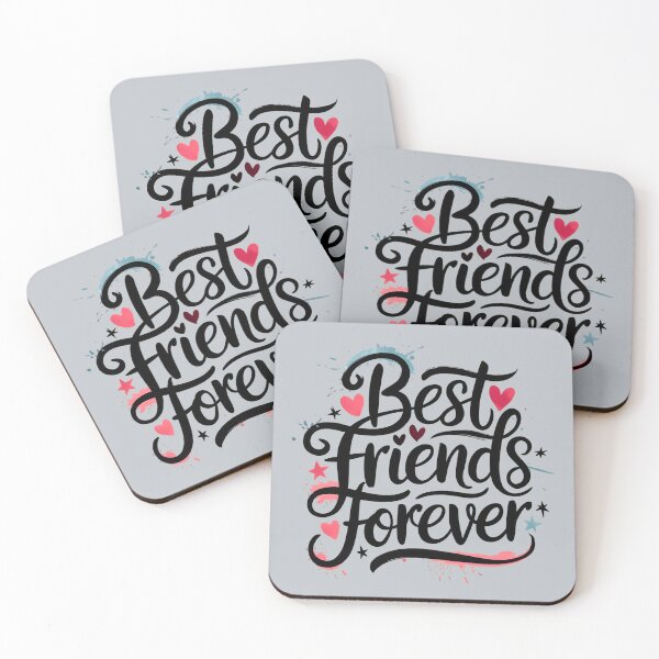 Item preview, Best Friends Forever Typography Design designed and sold by ZetaDream.