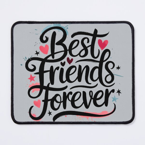 Item preview, Best Friends Forever Typography Design designed and sold by ZetaDream.