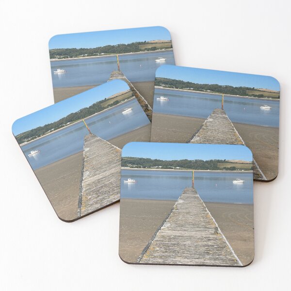 Item preview, Pontoon at Ferryside, Carmarthenshire. designed and sold by WondersOfWales.