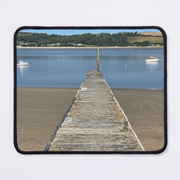 Item preview, Pontoon at Ferryside, Carmarthenshire. designed and sold by WondersOfWales.