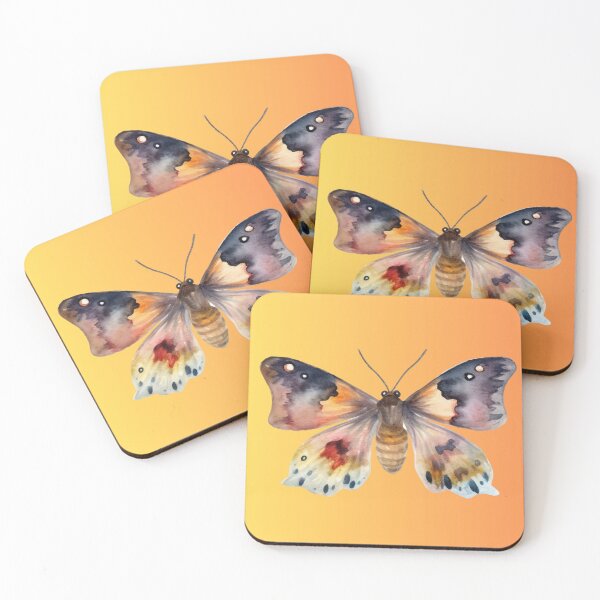 Item preview, Colorful Moths, Multicolor Hawk Moth, Luna Moth Decor, Halloween designed and sold by celestwoo.