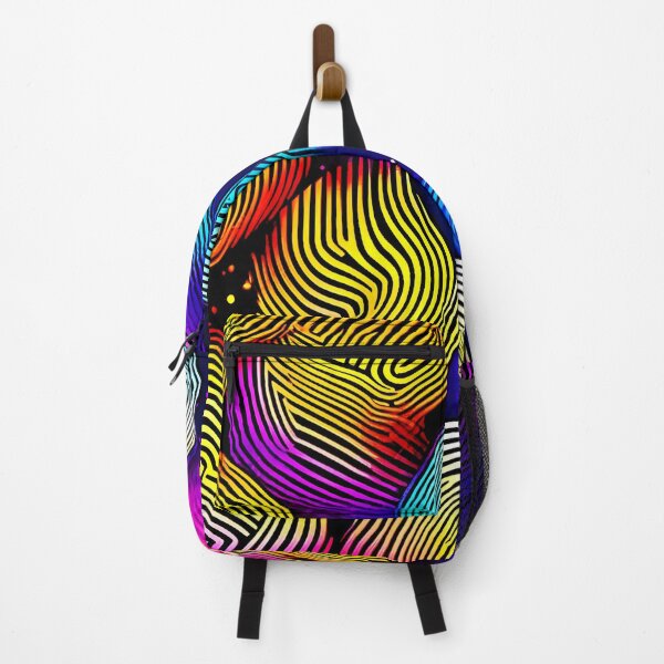Item preview, Vibrant Fingerprint Abstract Art designed and sold by Health And Fitness Posts e-Store.