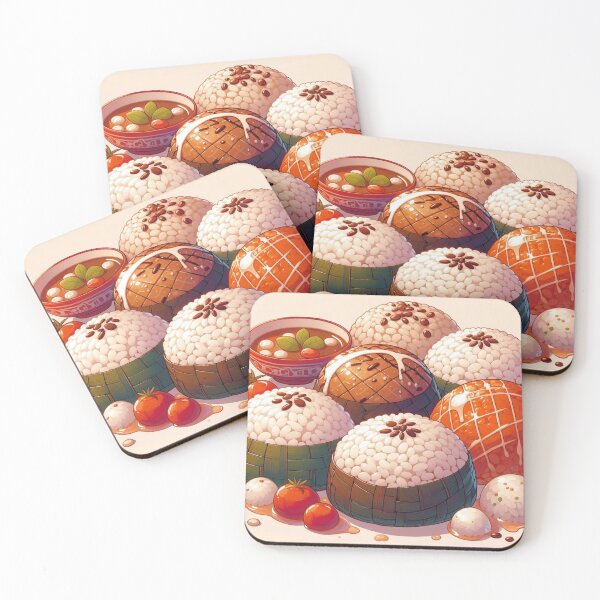 Item preview, Delicious Rice Balls  designed and sold by AnimeRay.