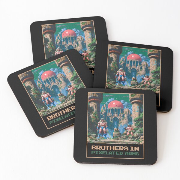 Item preview, Brothers in Pixelated Arms designed and sold by MagicAxe.