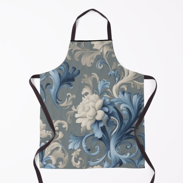 Item preview, Etheral Rococo Swirl Florals designed and sold by BirdsnStuff.