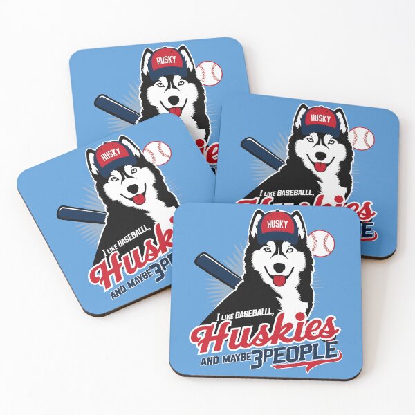 Item preview, I Like Baseball, Huskies, and Maybe 3 People - Fun Sports Design designed and sold by brindled.
