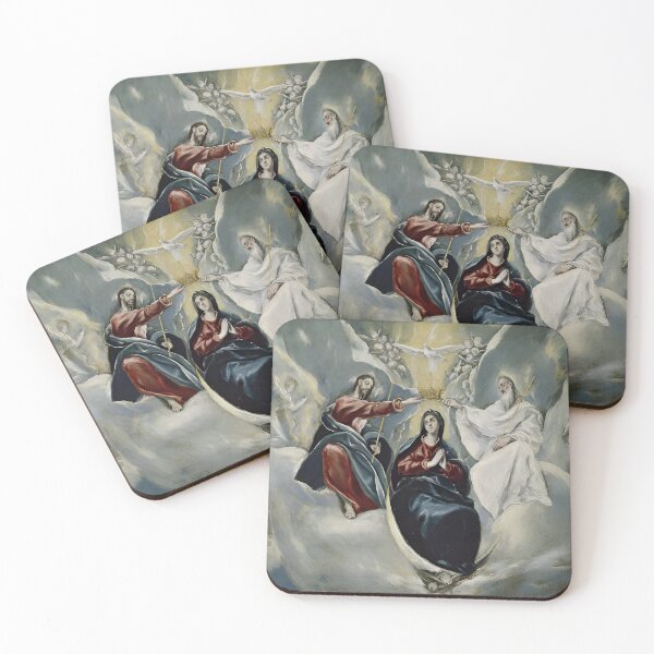 Item preview, El Greco Coronation Of The Virgin Art Poster designed and sold by Teetans.