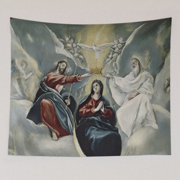 Item preview, El Greco Coronation Of The Virgin Art Poster designed and sold by Teetans.