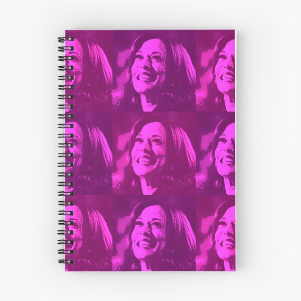 Item preview, Kamala Harris Smiling at DNC - Joyful Warrior in Pinks designed and sold by Thelittlelord.