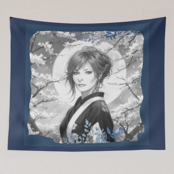 Item preview, Myléne and the sakura flowers 3 designed and sold by ice65.