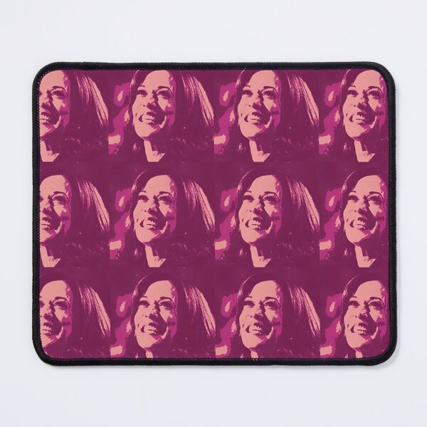 Item preview, Kamala Harris Smiling at DNC - Joyful Warrior in Plums designed and sold by Thelittlelord.