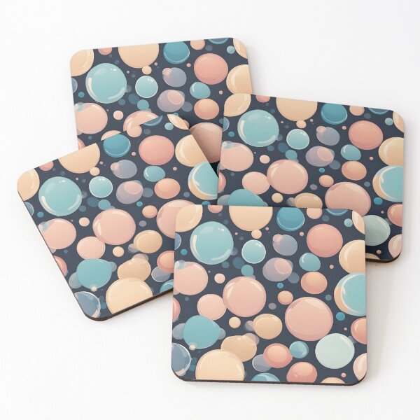 Item preview, Pastel Bubble Pattern designed and sold by TirConnaill.