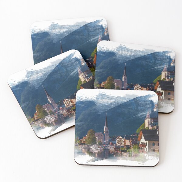 Item preview, watercolor paintings, landscape pictures Simulate a location,Vienna, Austria designed and sold by metedigiart.