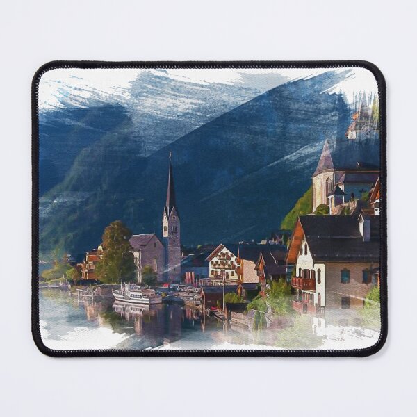 Item preview, watercolor paintings, landscape pictures Simulate a location,Vienna, Austria designed and sold by metedigiart.