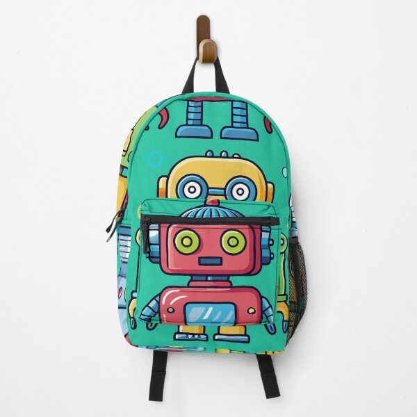 Item preview, Cute robot colourful cartoon designed and sold by Tiny Cozy Art.