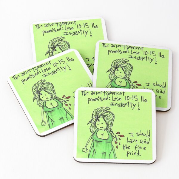 Item preview, The Laughable Weight Loss Plan: Decals, Mugs, & Tees for Your Diet Dilemmas designed and sold by Ignorant-Artist.
