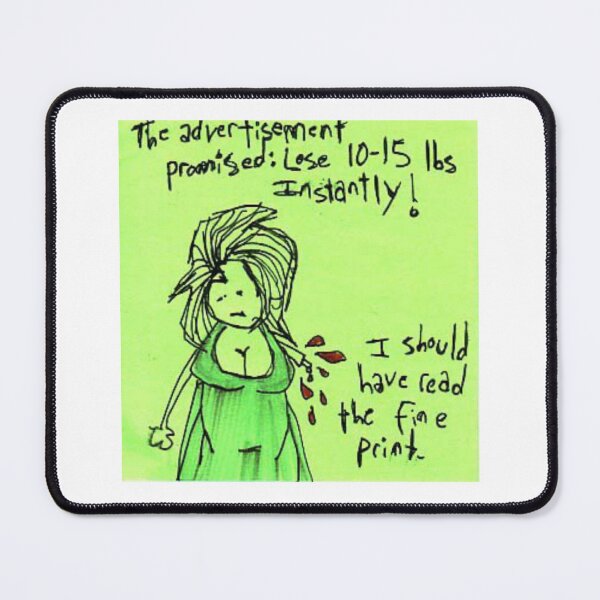 Item preview, The Laughable Weight Loss Plan: Decals, Mugs, & Tees for Your Diet Dilemmas designed and sold by Ignorant-Artist.