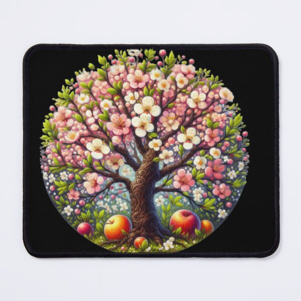 Item preview, Sakura blossom tree retro floral flowers designed and sold by Expressions-Sel.