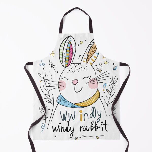 Item preview, A whimsical illustration of Windy Rabbit. designed and sold by WickerStudio.