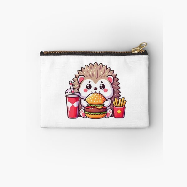 Item preview, hedgehog eating burger designed and sold by Eternalski.
