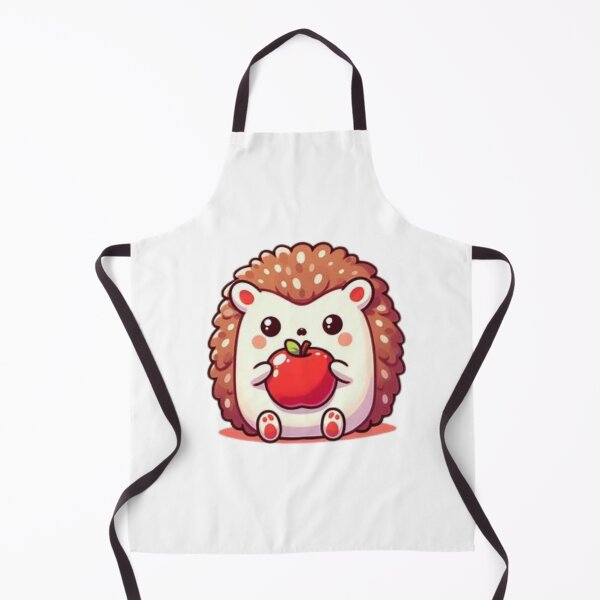 Item preview, hedgehog eating apple designed and sold by Eternalski.