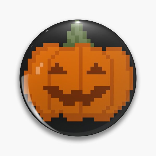 Item preview, Retro Pixel Art Halloween Pumpkin designed and sold by NFindlayArt.