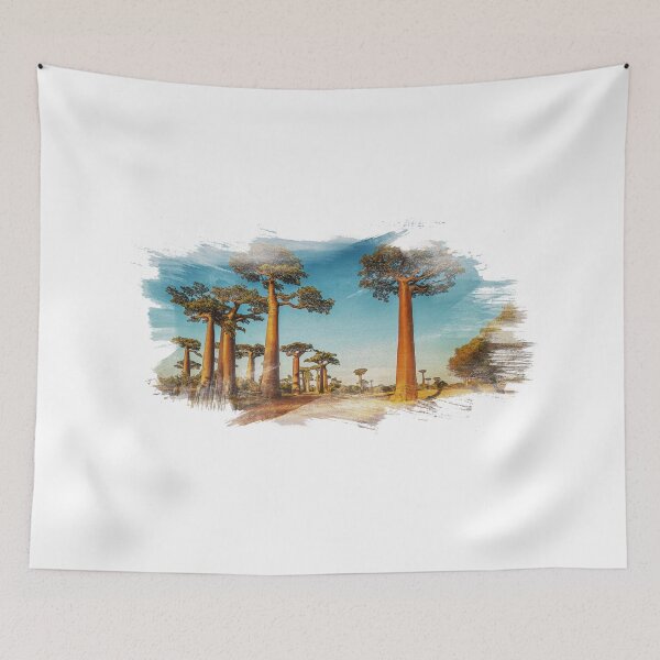 Item preview, watercolor paintings, landscape pictures Simulate a location,Madagascar designed and sold by metedigiart.