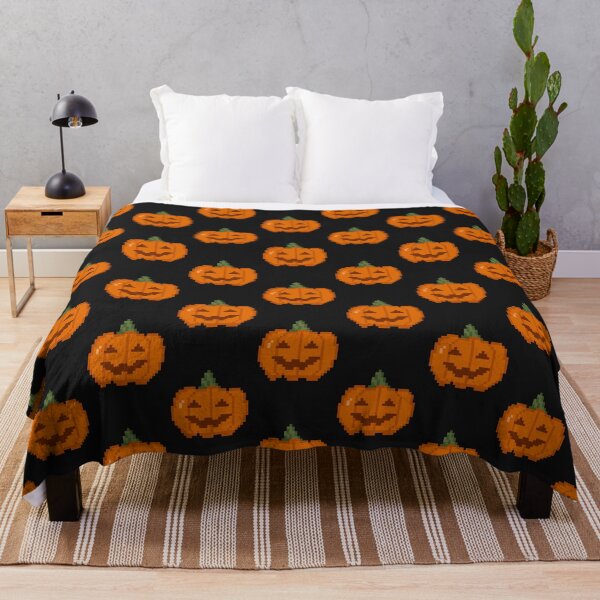 Item preview, Retro Pixel Art Halloween Pumpkin designed and sold by NFindlayArt.