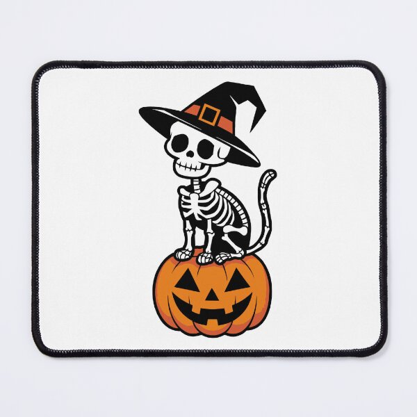 Item preview, Cat Skeleton and Pumpkin designed and sold by Angry Swan Designs.