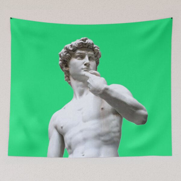 Item preview, Michaelangelo's David on colour backgrounds  designed and sold by Brooze.
