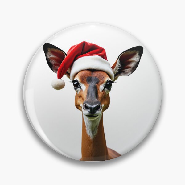 Artikelvorschau, Lustiges Okapi mit Weihnachtsmütze entworfen und verkauft von LazyOwlStore.
