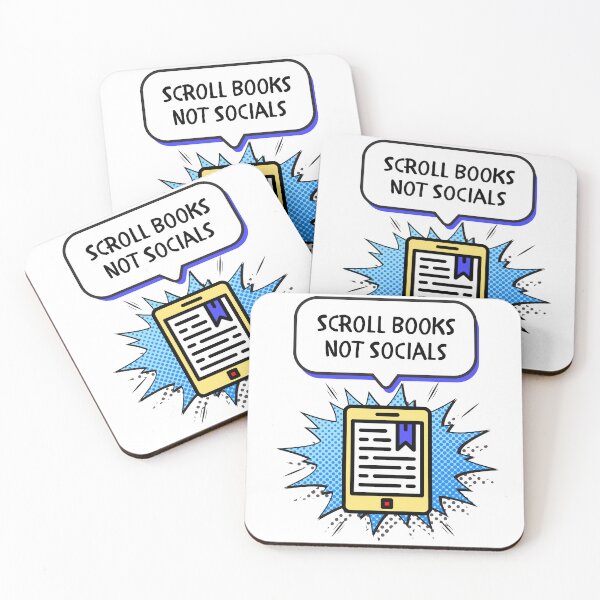 Item preview, Scroll Books Not Socials designed and sold by weedaisy.