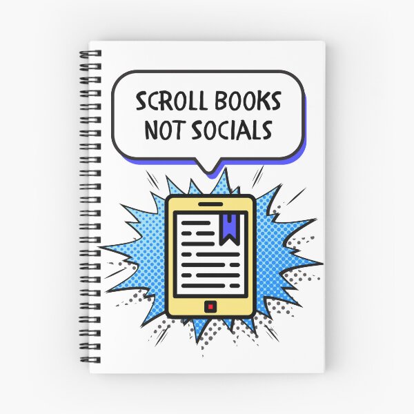 Item preview, Scroll Books Not Socials designed and sold by weedaisy.