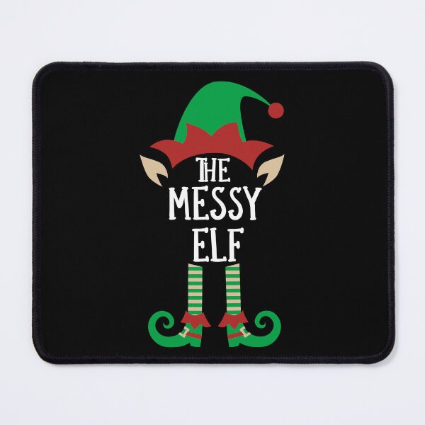 Item preview, The Messy Elf Funny Christmas Design designed and sold by PNGShop.