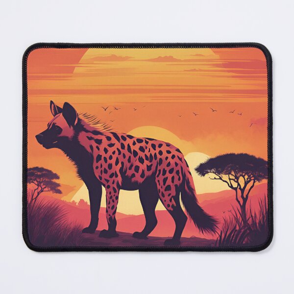 Item preview, Spotted Hyena at Sunset designed and sold by Creastore.