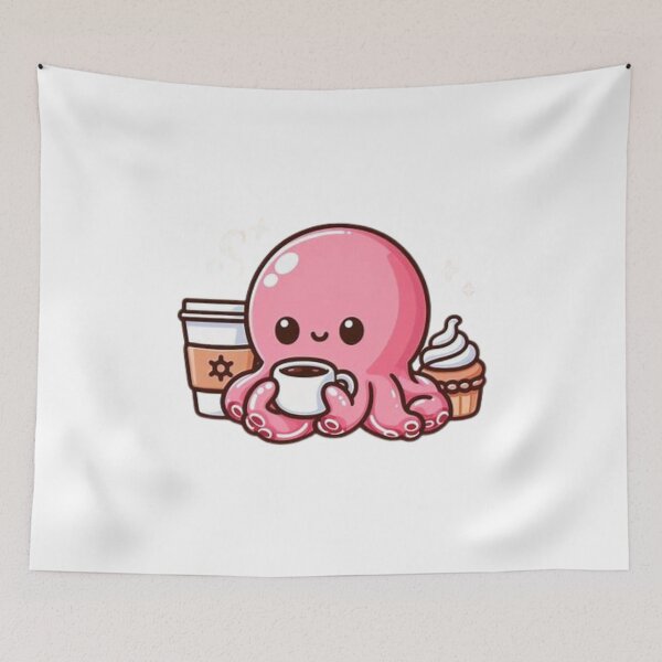 Item preview, octopus with coffee designed and sold by Eternalski.