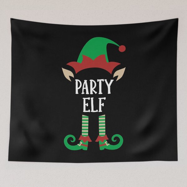 Item preview, The Party Elf Funny Christmas Design designed and sold by PNGShop.
