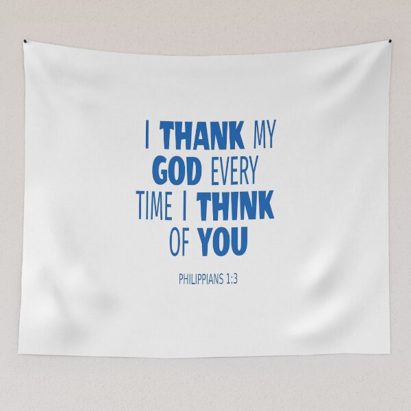 Item preview, Philippians 1:3 designed and sold by Gentle40Winks.