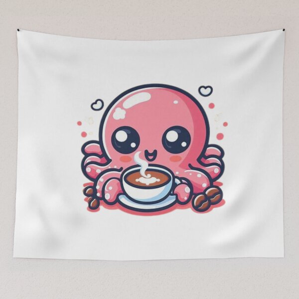 Item preview, octopus with coffee designed and sold by Eternalski.