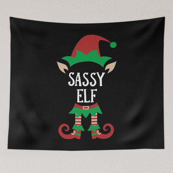 Item preview, Sassy Elf Funny Christmas Design designed and sold by PNGShop.