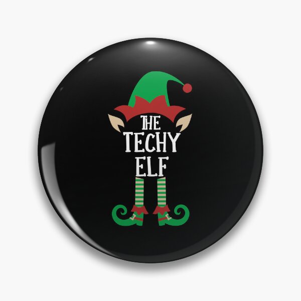 Artikelvorschau, Das lustige Weihnachtsdesign des Techy Elf entworfen und verkauft von PNGShop.